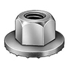 M6-1.0 FREE SPINNING WASHER NUT 19MM OD 25/BX